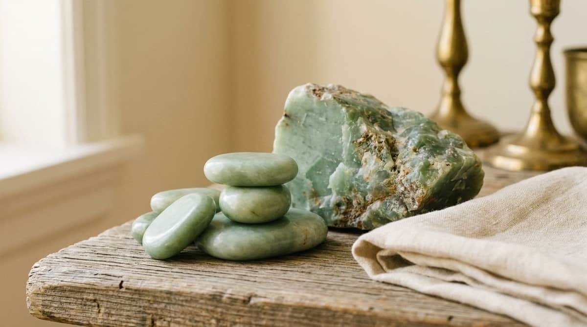 Jade Meaning: The 'Stone of Heaven' That's Actually Two Different Minerals — editorial still-life cover photograph